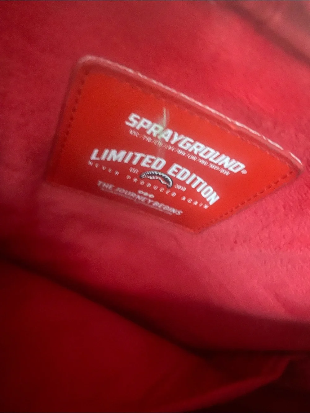 sprayground backpack leather